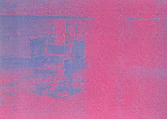 ANDY WARHOL electric chair 